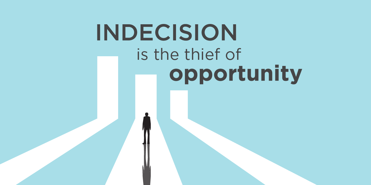 Indecision Is A Costly Decision For Your Business Indecision Is A Costly Decision For Your Business