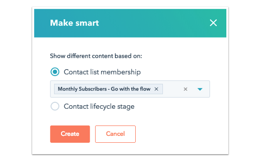 Smart Content with HubSpot