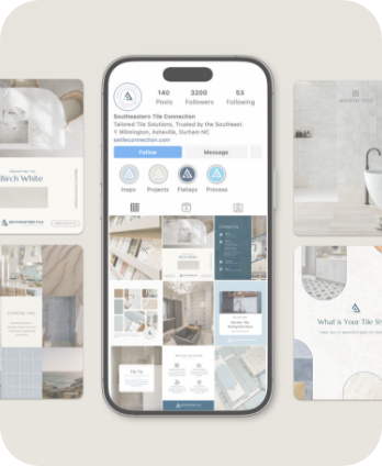Image showing the Facebook advertising platform as a demonstration for home services companies showing what a facebook ad looks like