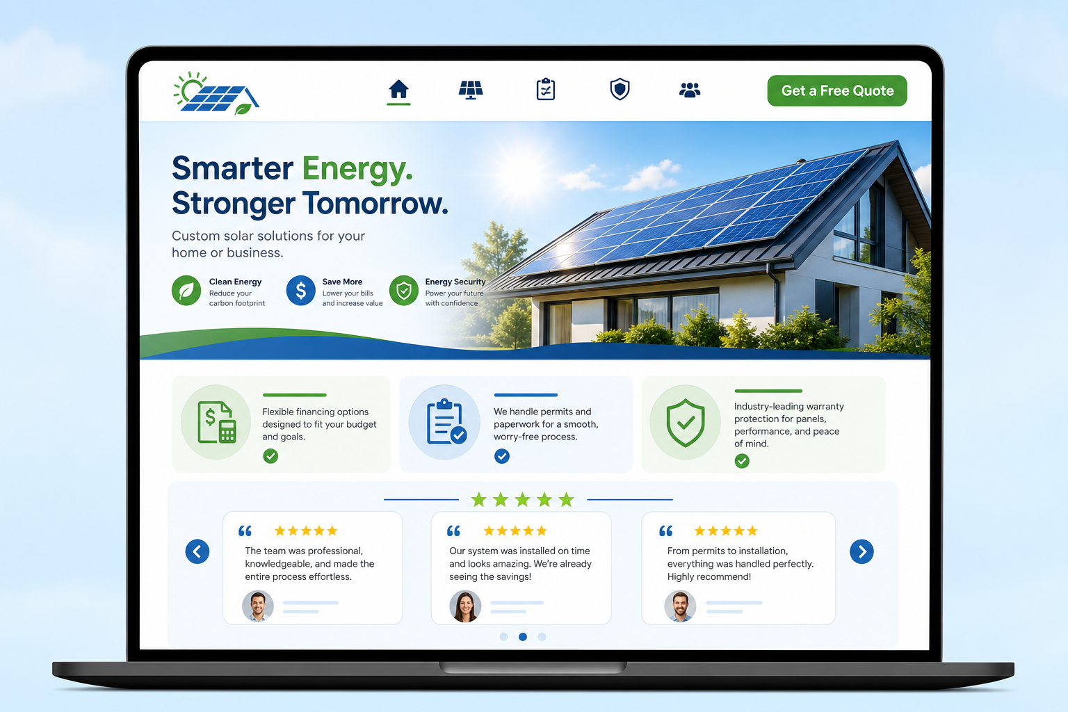 What Solar Companies Should Put on Their Service Pages