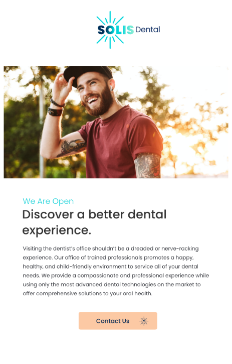 Dental Website Design 1