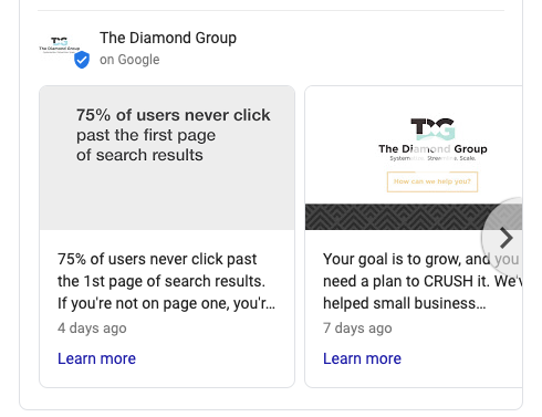 Knowledge Panel - The Diamond Group